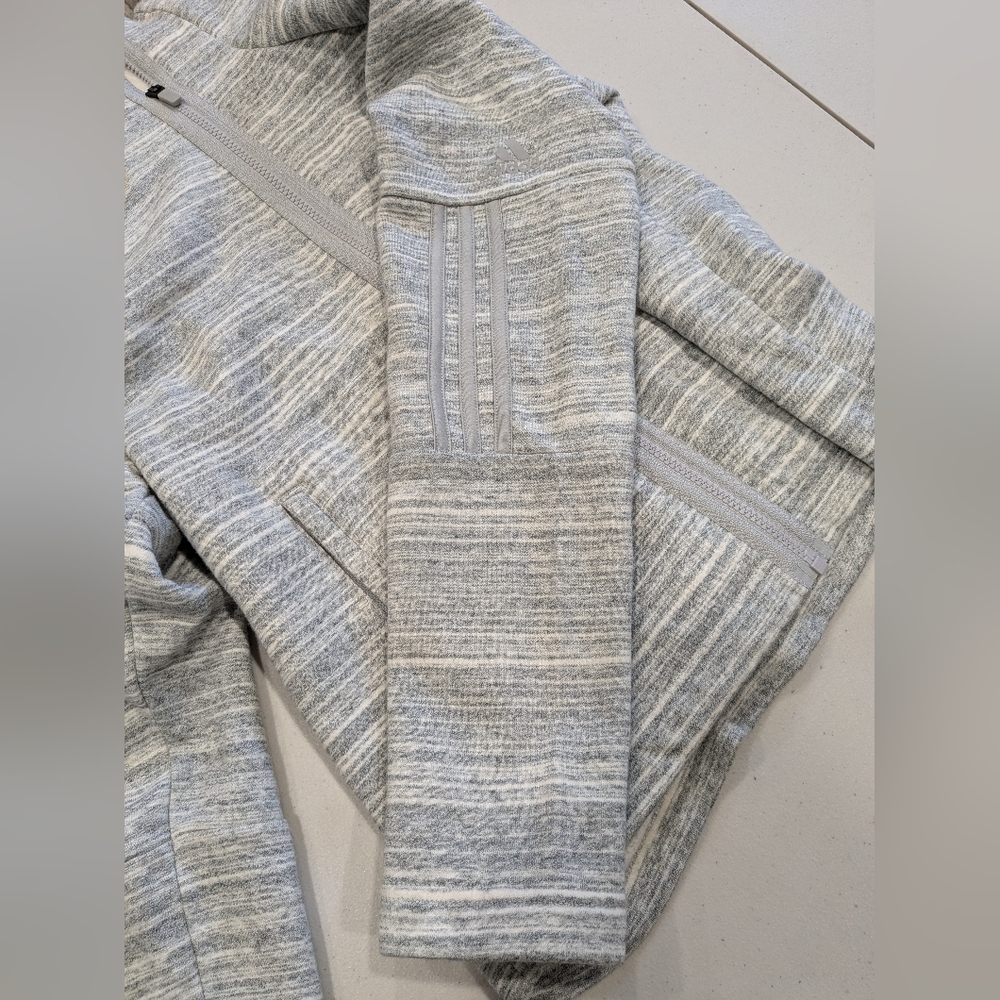 Adidas zip up jacket with zip up pockets Size Medium - Picture 7 of 14
